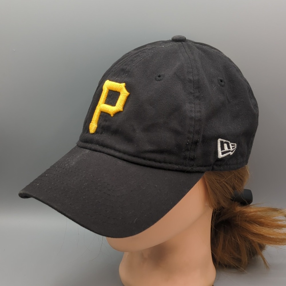 New Era 9TWENTY Pittsburgh Pirates Hat Adjustable Black MLB Baseball Cap